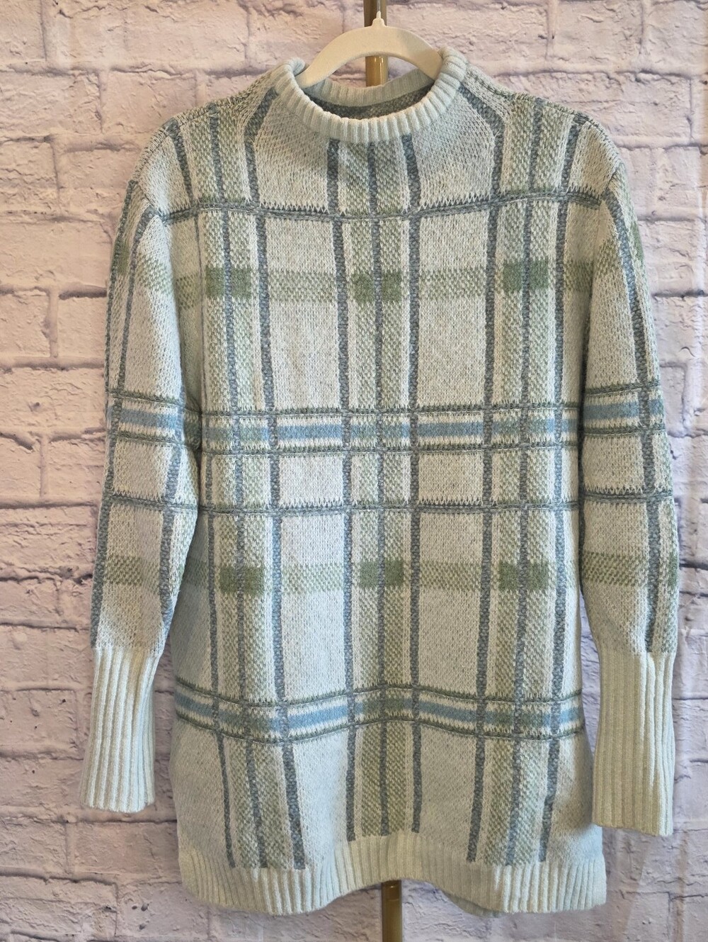 Isaac Mizrahi Live Plaid Sweater Dress Size 2